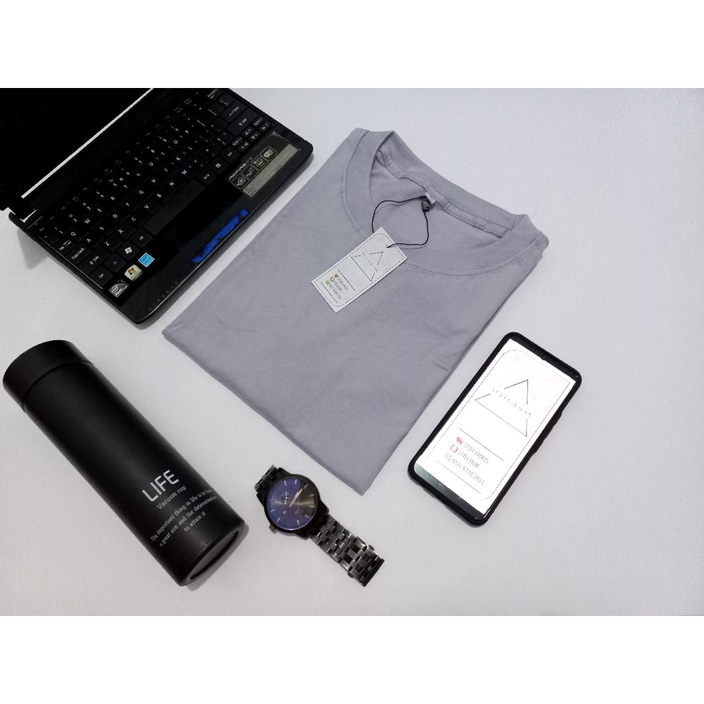 Kaos Polos Cotton Combed 30's| kain katun lembut berkualitas