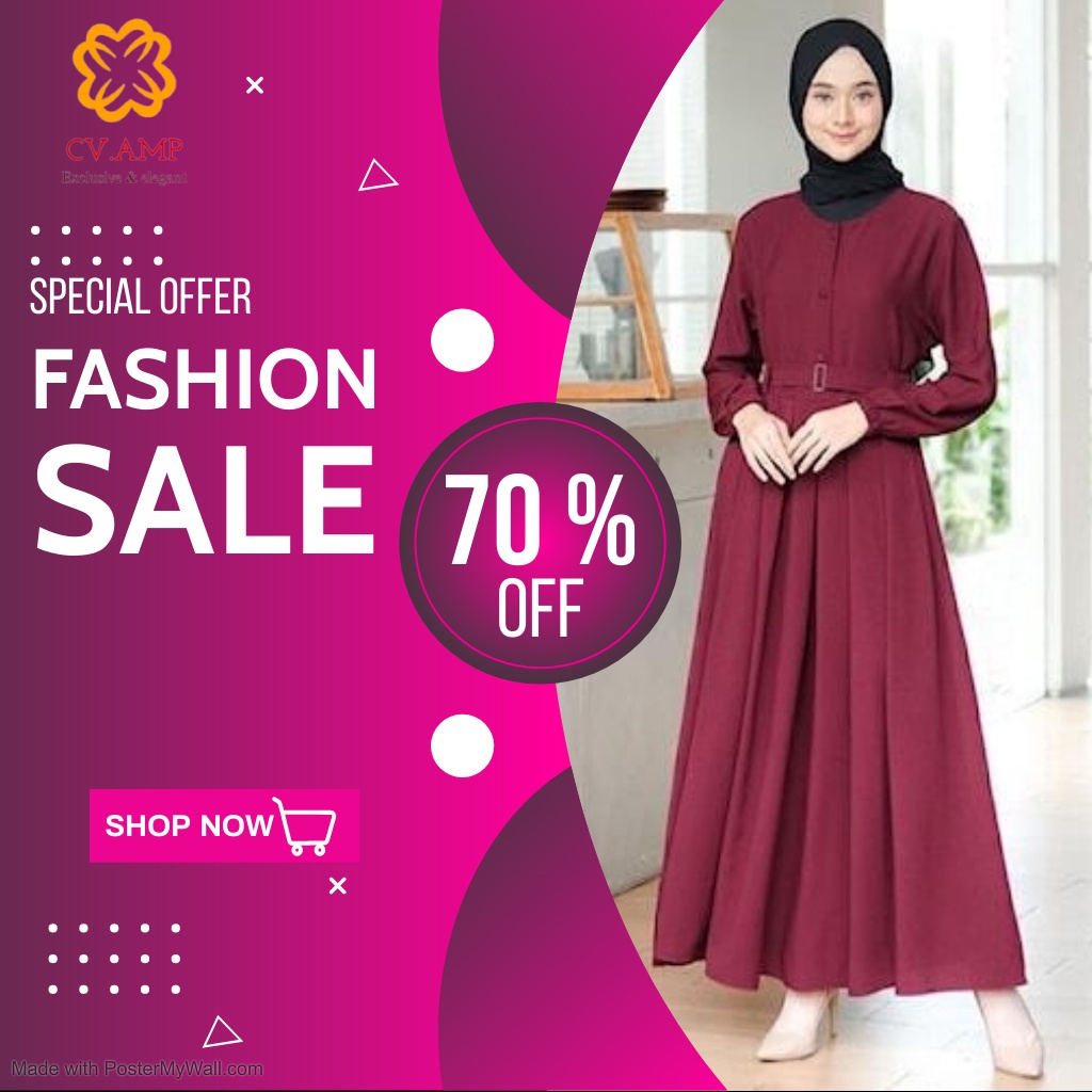 Pakaian baju setelan set long dress drees dres gamis wanita remaja dewasa muslim muslimah kondangan 