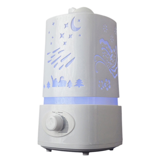 Taffware Aroma Therapy Air Humidifier 7 Color Light 1500ml - HUMI H6 - White