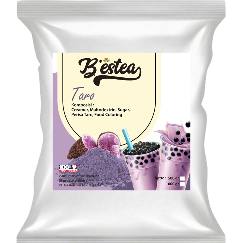 Bubuk Minuman Rasa Taro Reguler 500 gram Powder Drink