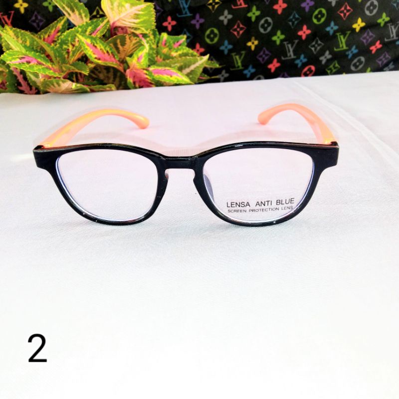 kacamata anak antiradiasi blueray hp laptop lentur cowok cewek-2