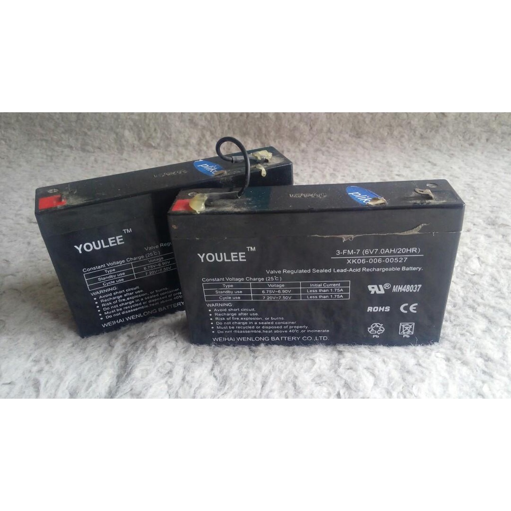AKI Baterai Kering Mobil Listrik (Pliko)