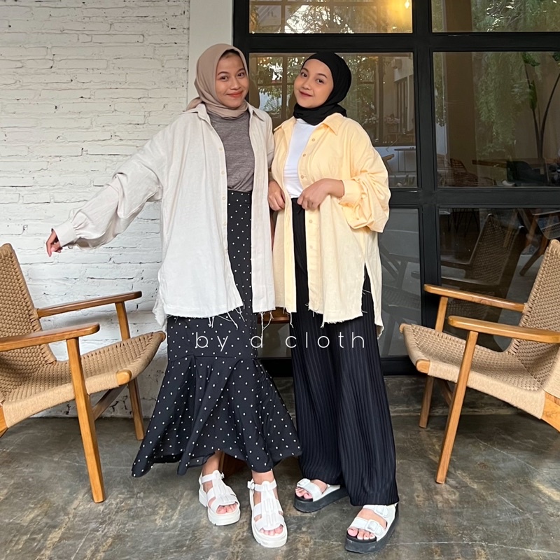 Beta unfinished shirt oversize - Shirt urban street style - Kemeja unfinished oversize - Kemeja rawis wanita by a cloth