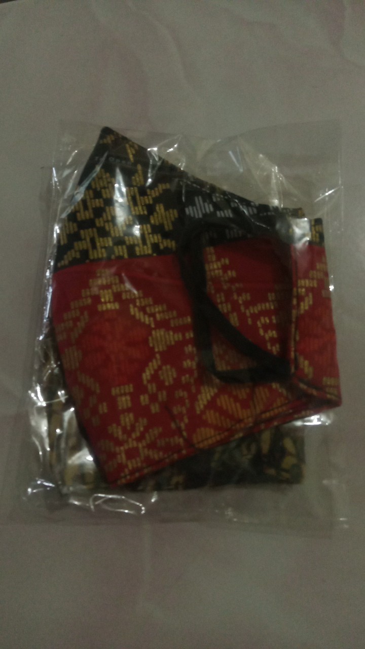 Masker Batik Anak 2 Lapis