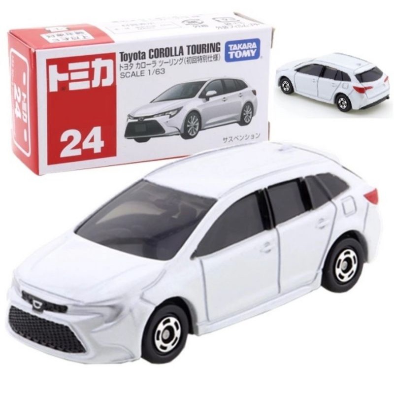 Tomica Reguler 24 carolla Tauring White Takara Tomy Original