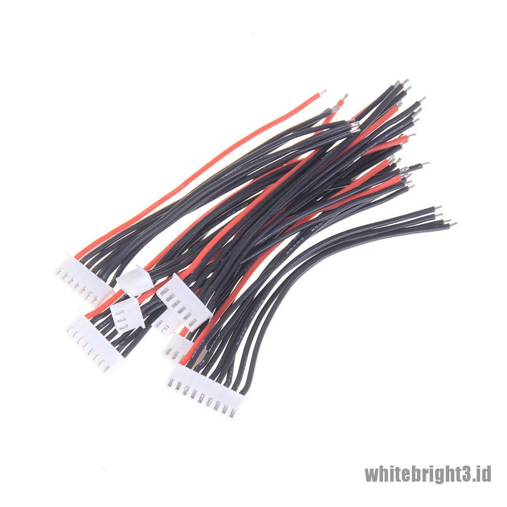 (white3) Kabel Charger Balance 2 / 3 / 4 / 5 / 6 / 7 / 8 / 9 / 10S 1P 22 AWG Bahan Silikon JST XH