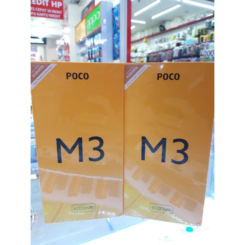 xiaomi poco m3 6/128 garansi resmi