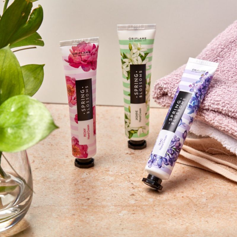 Oriflame spring blossom hand Cream trio(.000 dapat 3)