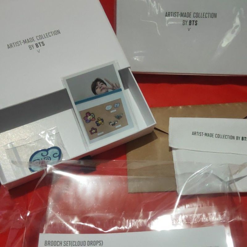 Merch by V BTS Brooch Sharing