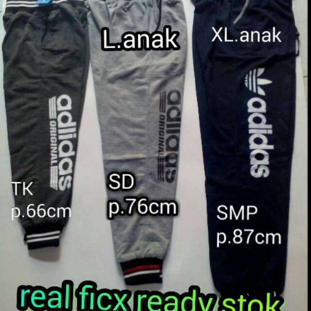 Celana joger anak remaja olahraga trening sport SD/SMP/TK