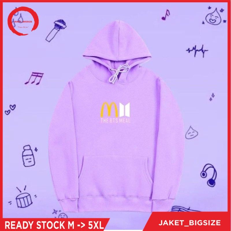 jacket hoodie hodie jumbo pria wanita Bigsize