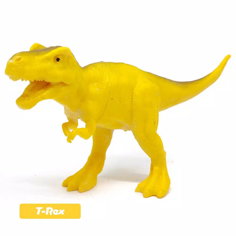 MAINAN DINOSAURUS KARET JUMBO 1 SET ISI 6