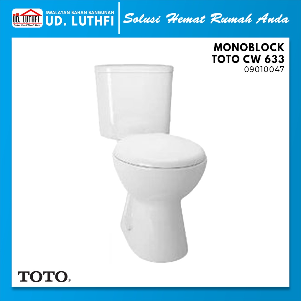 Kloset Duduk Toto CW 633 / Monoblock / Toilet Duduk Toto CW 633