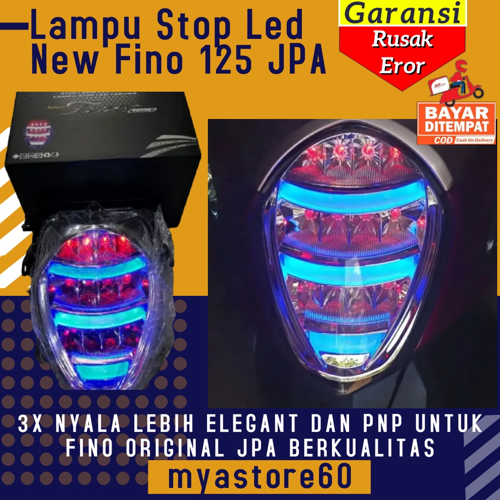 Lampu Stop Lampu Belakang Rem Led New Fino 125 JPA Stoplamp Stop Lamp Original JPA Fino