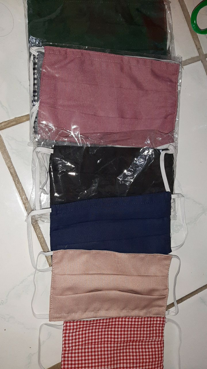 3 Pcs Masker Cotton 3 In 1 (bisa Isi Tissue)