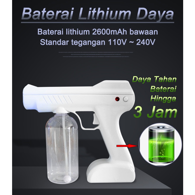 ITS Nano Spray Disinfection Gun Wireless Disinfektan Alkohol Sanitizer