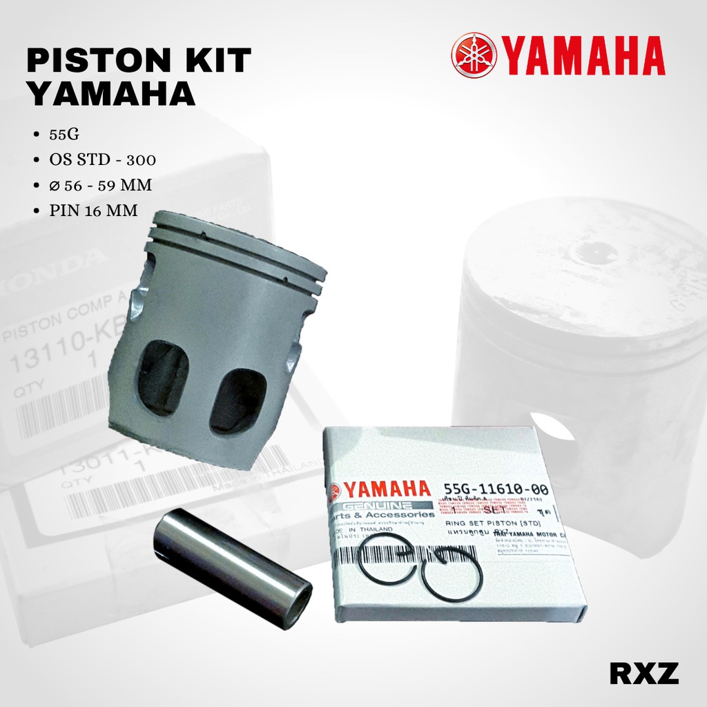 Seher Piston kit rxz pin 16 os std-300 yamaha