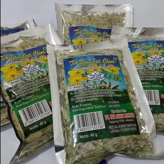 

Teh daun jati cina SLIMMING LEAF 40GR / GROSIR Teh jati cina curah,teh herbal,obat diet,teh pelangsing