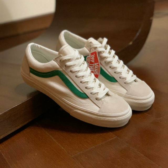 VANS STYLE 36 MARSHMALLOW JOLLY GREEN