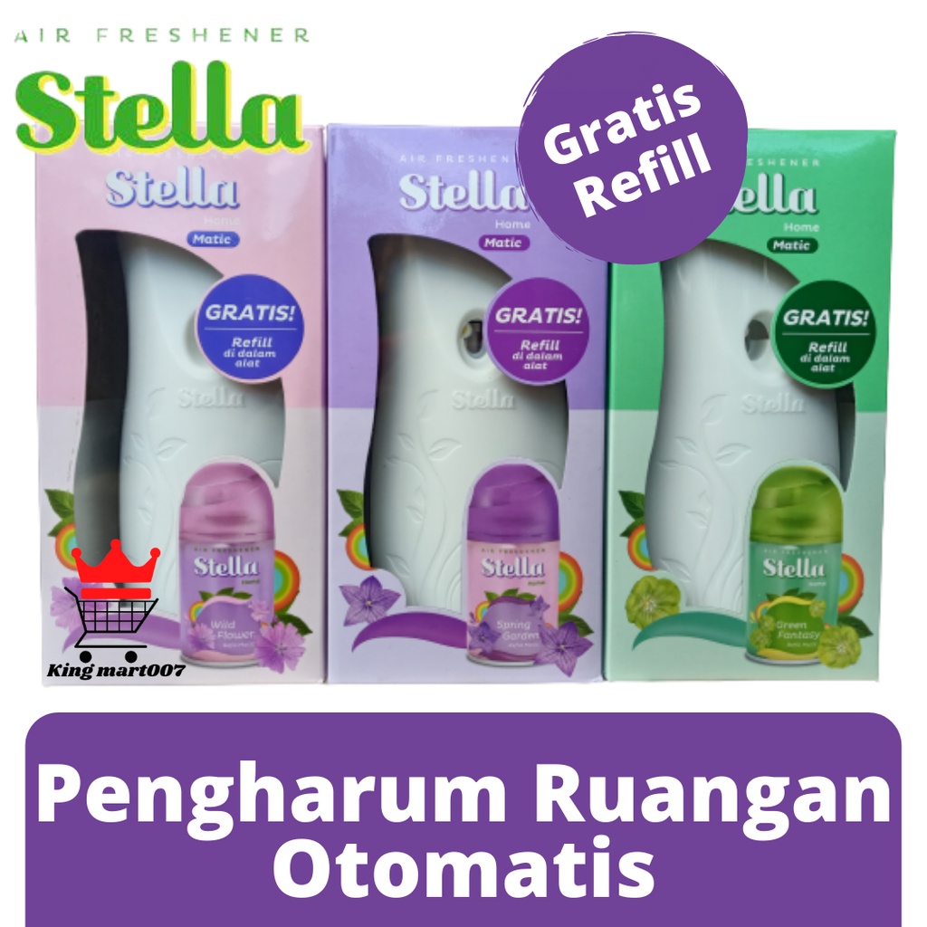 Stella Matic Dispenser Pengharum Ruangan Otomatis (Gratis isi Refill)