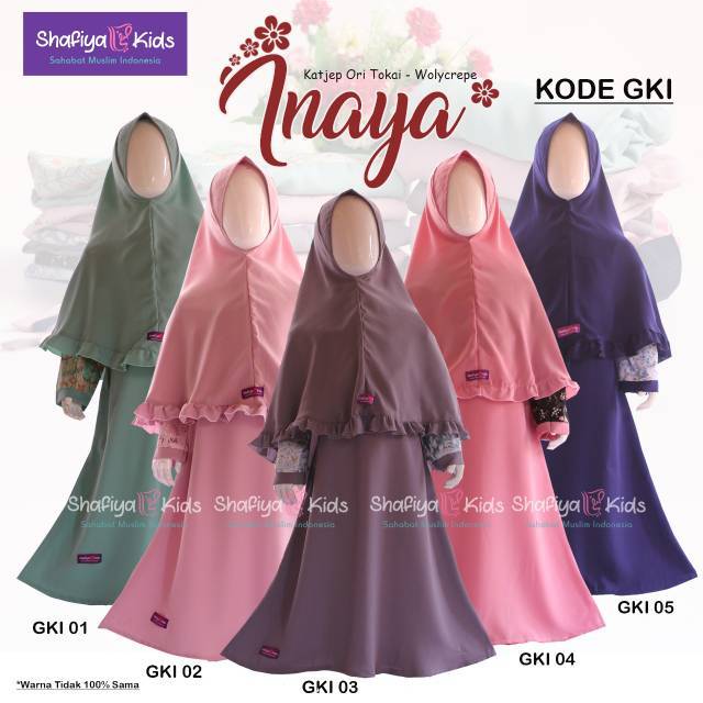 Gamis anak Shafiya kids Inaya Series part 1