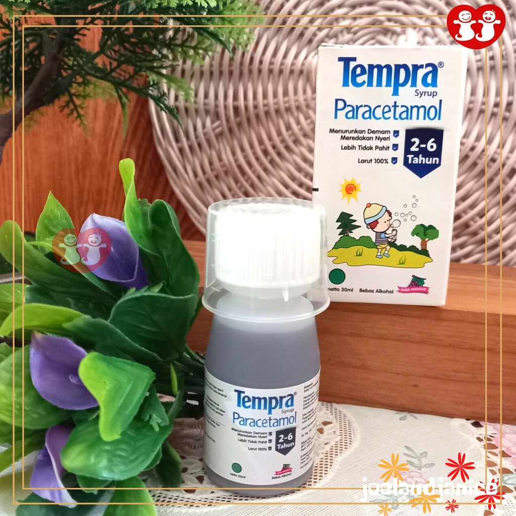 Tempra Paracetamol 2-6th ALL Variant 30ml / 60ml / 100ml - PENURUN DEMAM rasa Anggur