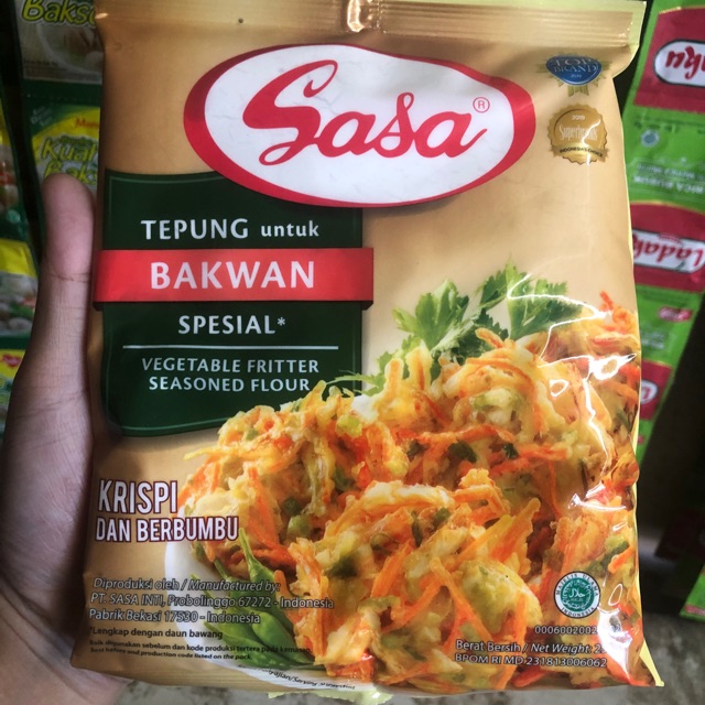 

Tepung Bumbu Bakwan Sasa 250gr