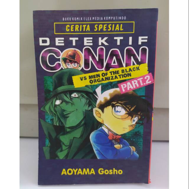 Komik Cerita Spesial Detektif Conan vs Men of the Black Organization (Part 2)