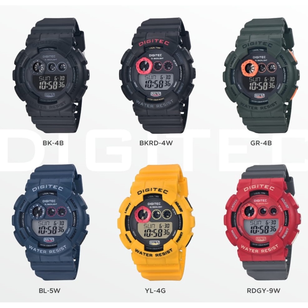 JAM TANGAN PRIA DIGITEC DG 5021T DG-5021T DG 5021 ORIGINAL ANTI AIR