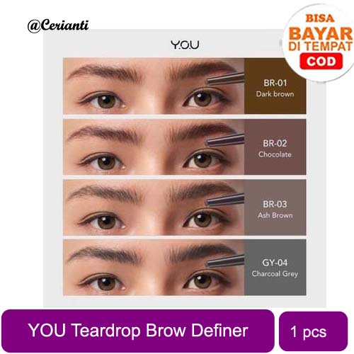 YOU Teardrop Tear Drop Brow Definer_Cerianti