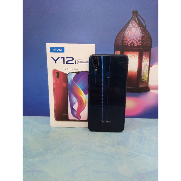 Vivo Y12i 3/32 Second Fullset Bekas Garansi Resmi