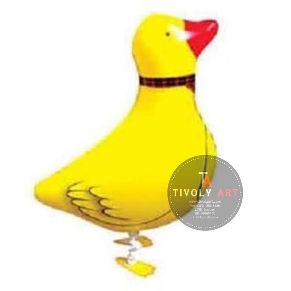 Balon Foil Airwalker Bebek / Balon Bebek