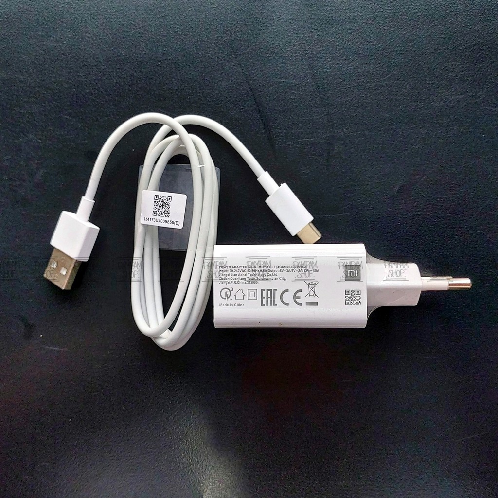 Travel Charger XiaoMi INDONESIA Type C 3A Ampere Fast Quick Charging MDY-10-EF MDY10EF Mi4C Mi5 Mi5S