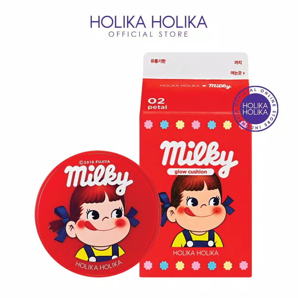 HOLIKA HOLIKA x PEKO Hard Cover Glow Cushion