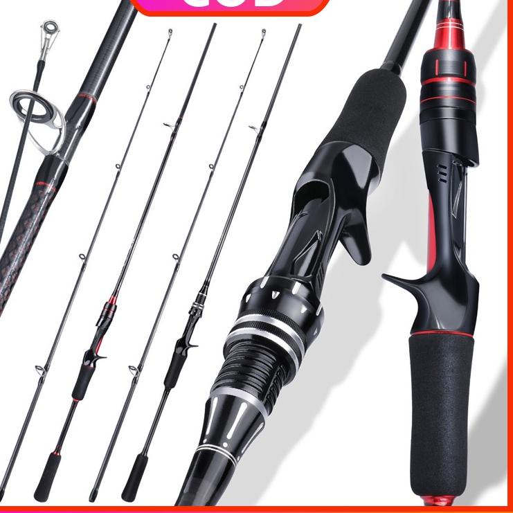 Super Peminat Spinning/Casting Fishing Rod Joran Pancing 1.8m/6ft Fishing Rod Carbon Fiber EVA Handle Fishing Tackle
