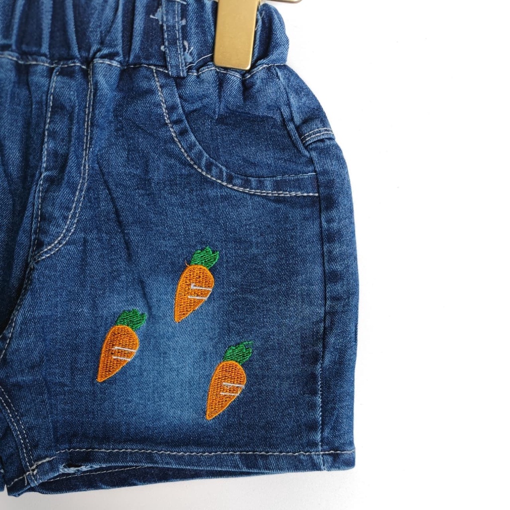 Promo !! Celana pendek anak import / Celana lucu untuk anak / Hot pants six carrot both ukuran 2-4 tahun