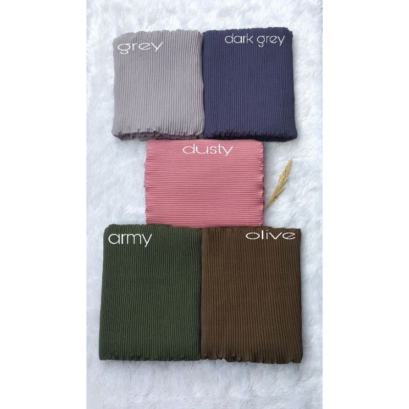 Pashmina Plisket Shawl  Lidi | Pasmina Plisket Full | Pashmina Diamond crepe  pashmina-4