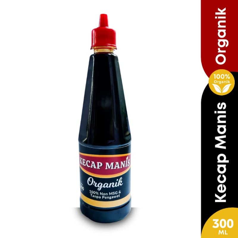 

Wellfarm Kecap Manis Organik 300 ml 300ml Tanpa Pemanis Buatan dan MSG