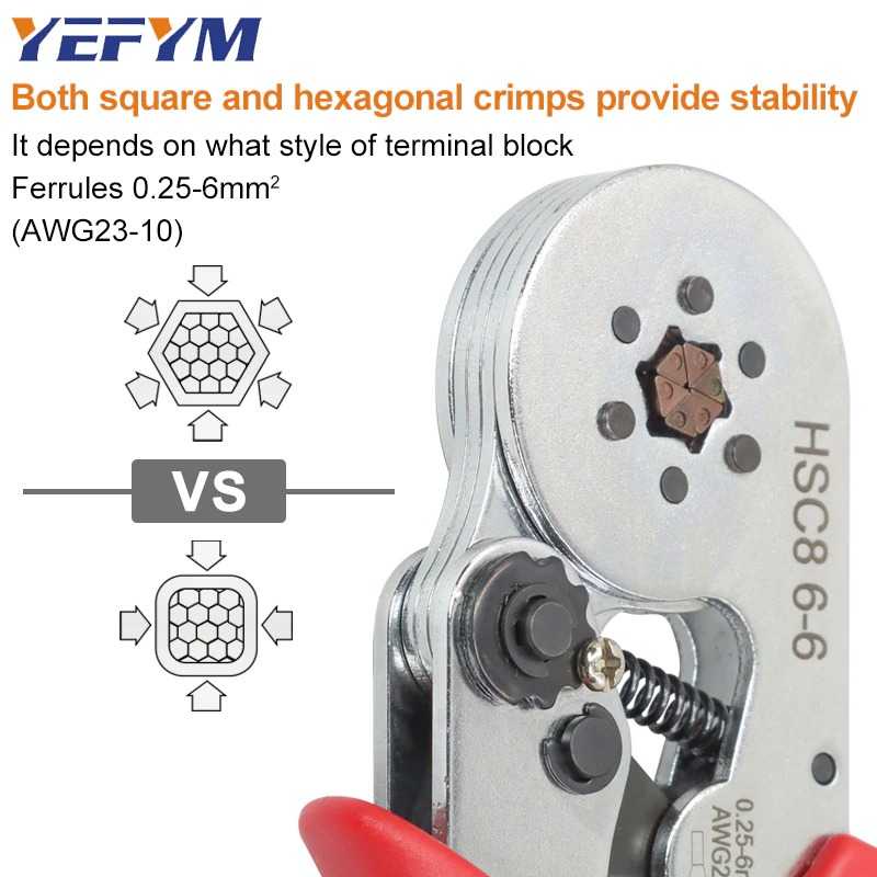 YEFYM Tang Crimper Kabel LAN Plier Network Cable RJ45/RJ-11 - HSC8 6-4 ( Al-Yusi )