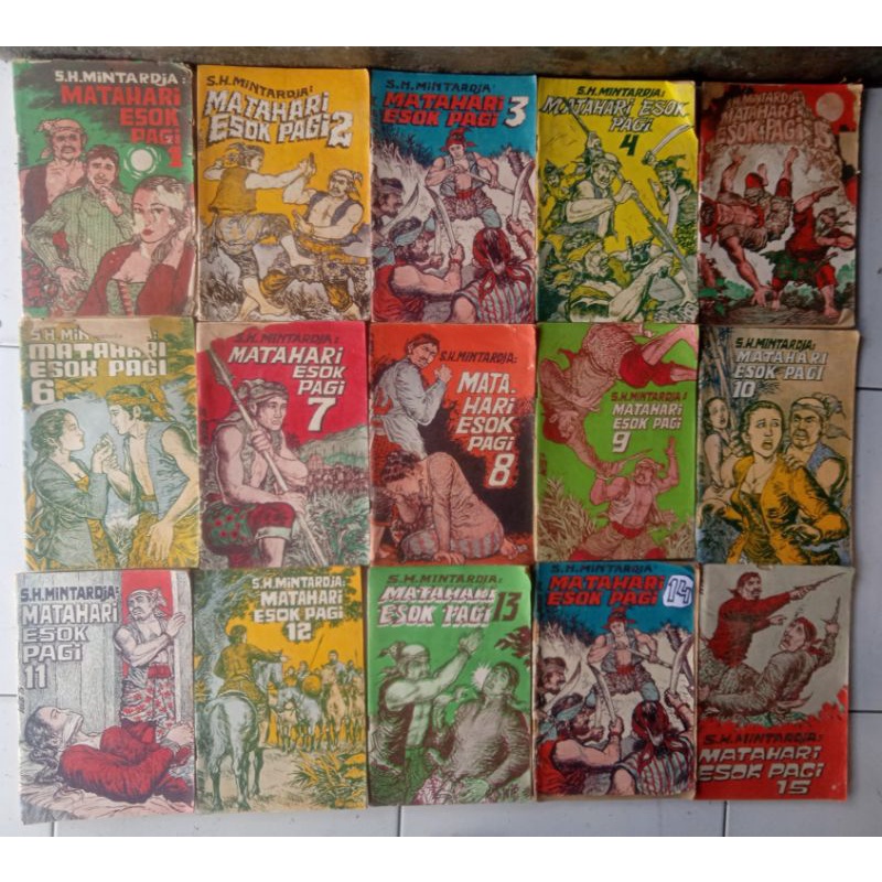 Matahari Esok Pagi SH Mintardja Jilid 1-15 Tamat Langka