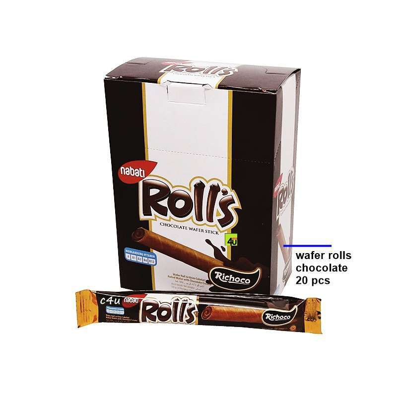 

Nabati Rolls Coklat 8 gr isi 20 pcs/Box