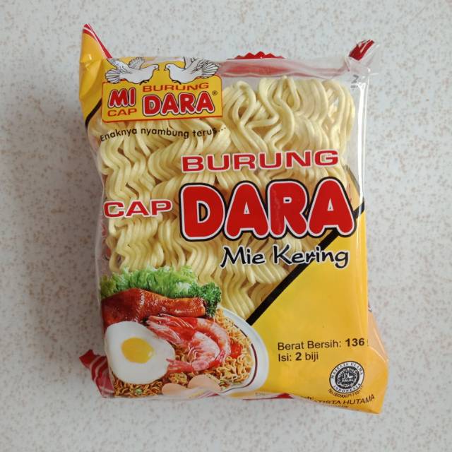

BURUNG DARA MIE KERING isi 5 x 136gr