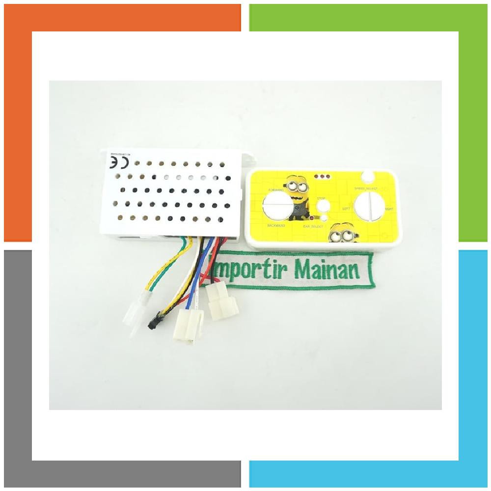 receiver box 12V putih plus remote mobil aki bluetooth 2.4ghz mobilan
