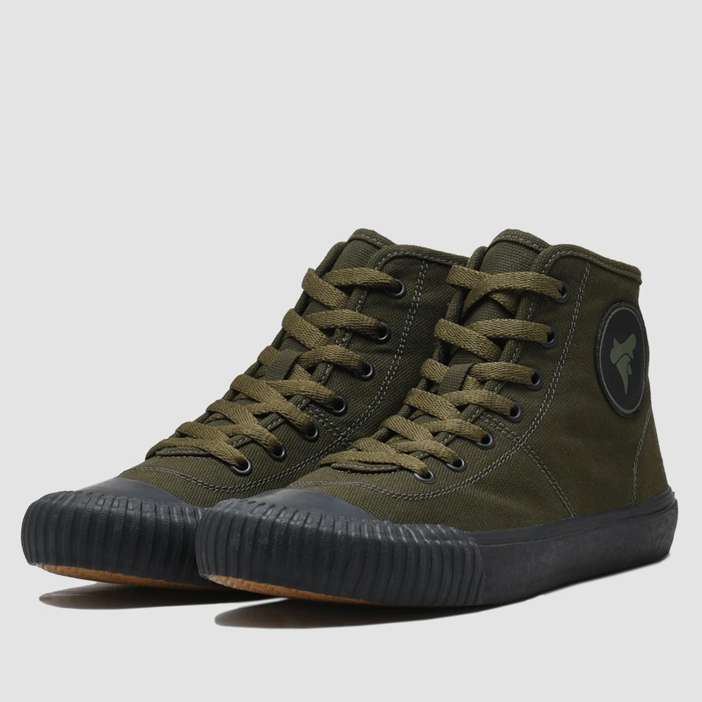 Sepatu Brodo Vulcan Classic High Olive Black BS