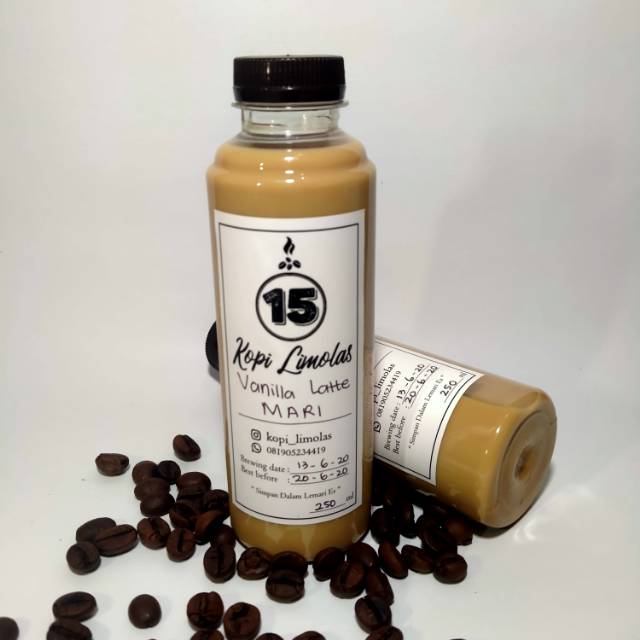 

Vanilla Latte ukuran 250ml