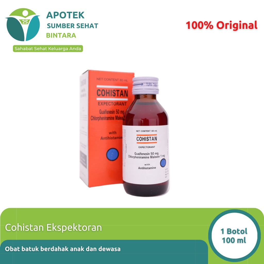 Cohistan Expectorant Sirup Obat Batuk Berdahak