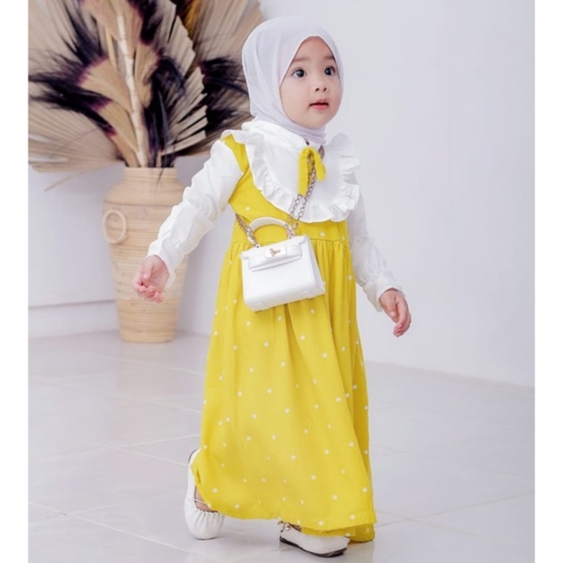 LittleAaron RZ BEATRICE dress anak gamis anak bayi motif yang lucu