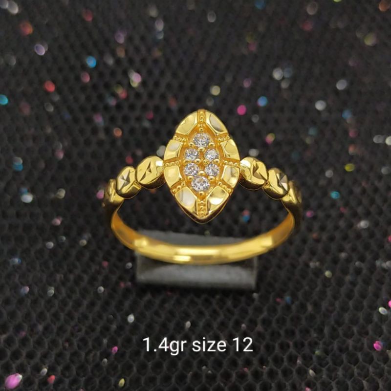 Cincin Emas 17 K - 1.4gr Kadar 750 - CBS100000007