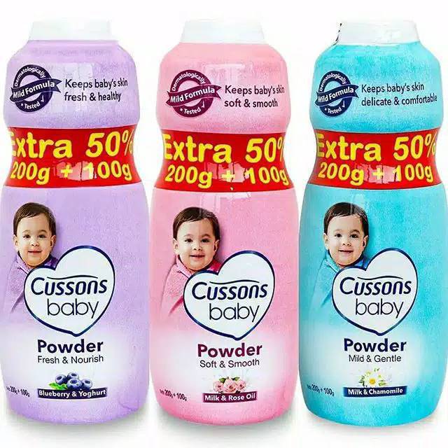 CUSSONS - BABY POWDER 200+100 GRAM  &amp; 100+50 GRAM / BEDAK BAYI