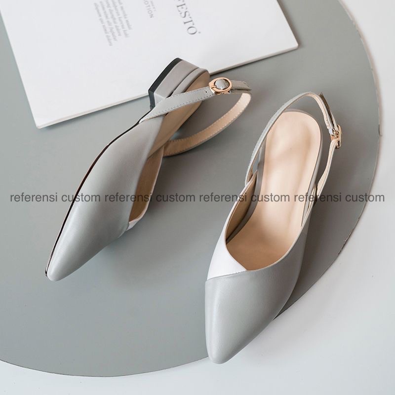 Flatshoes Bianca Flatshoes Kombinasi Size Besar Flatshoes Big Size 41 42 43 44 45 46